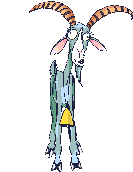 Gif animé antilope saute
